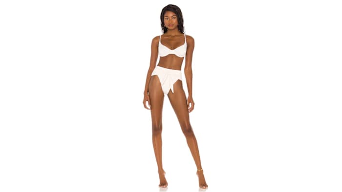 WeWoreWhat - Vintage Bra Bikini Top, $95 and Riviera Bikini Bottom, $95 (revolve.com)